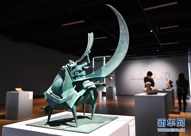 （新華視界）（1）南來·北往——中國當(dāng)代學(xué)院雕塑邀請展在京開幕