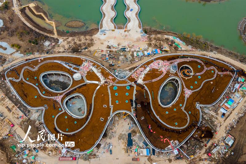 上海崇明：花博會(huì)建設(shè)如火如荼【2】