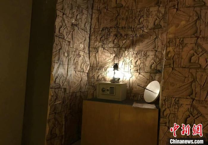 資料圖：密室逃脫場景。　李庭耀 攝