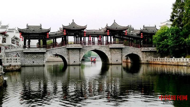 攝圖網(wǎng)_501082492_安徽合肥休閑游玩景點(diǎn)三河古鎮(zhèn)鵲渚廊橋（企業(yè)商用）.jpg